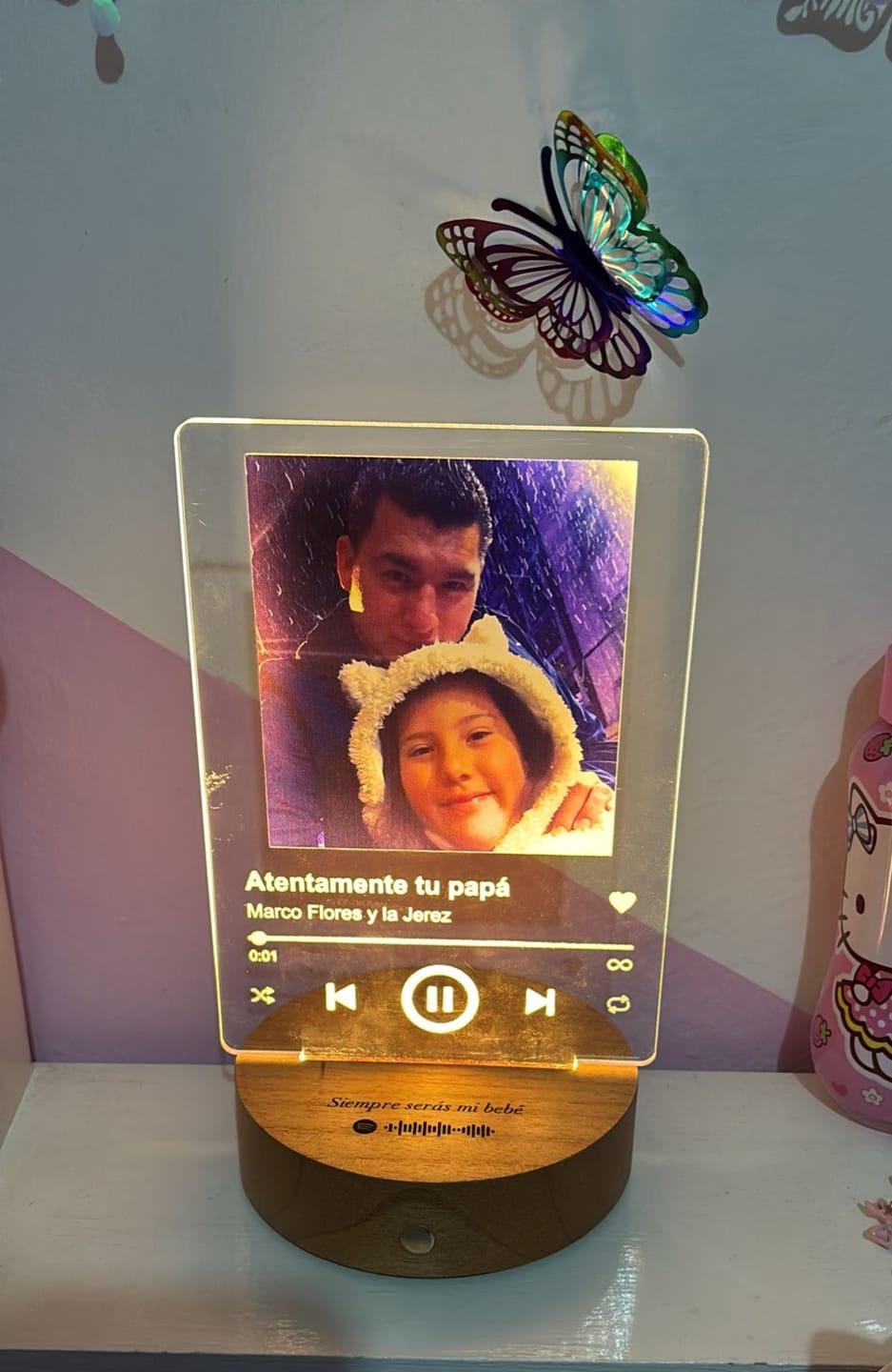 Customer photo review of Lámpara Canción