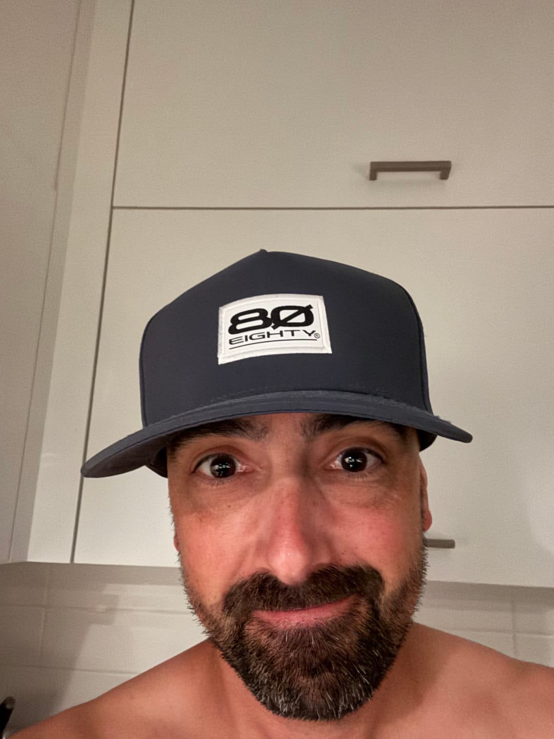 Customer photo review of 80Eighty® Navy Hat