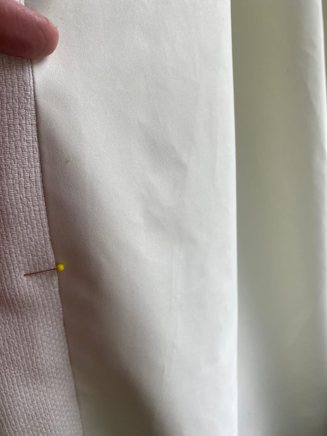 Customer photo review of Blackout Curtain Lining Fabric