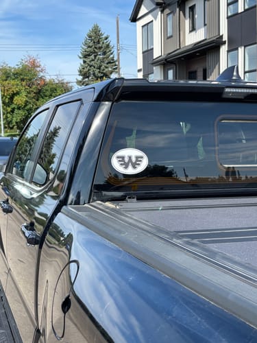 Customer photo review of Flying W Sticker
