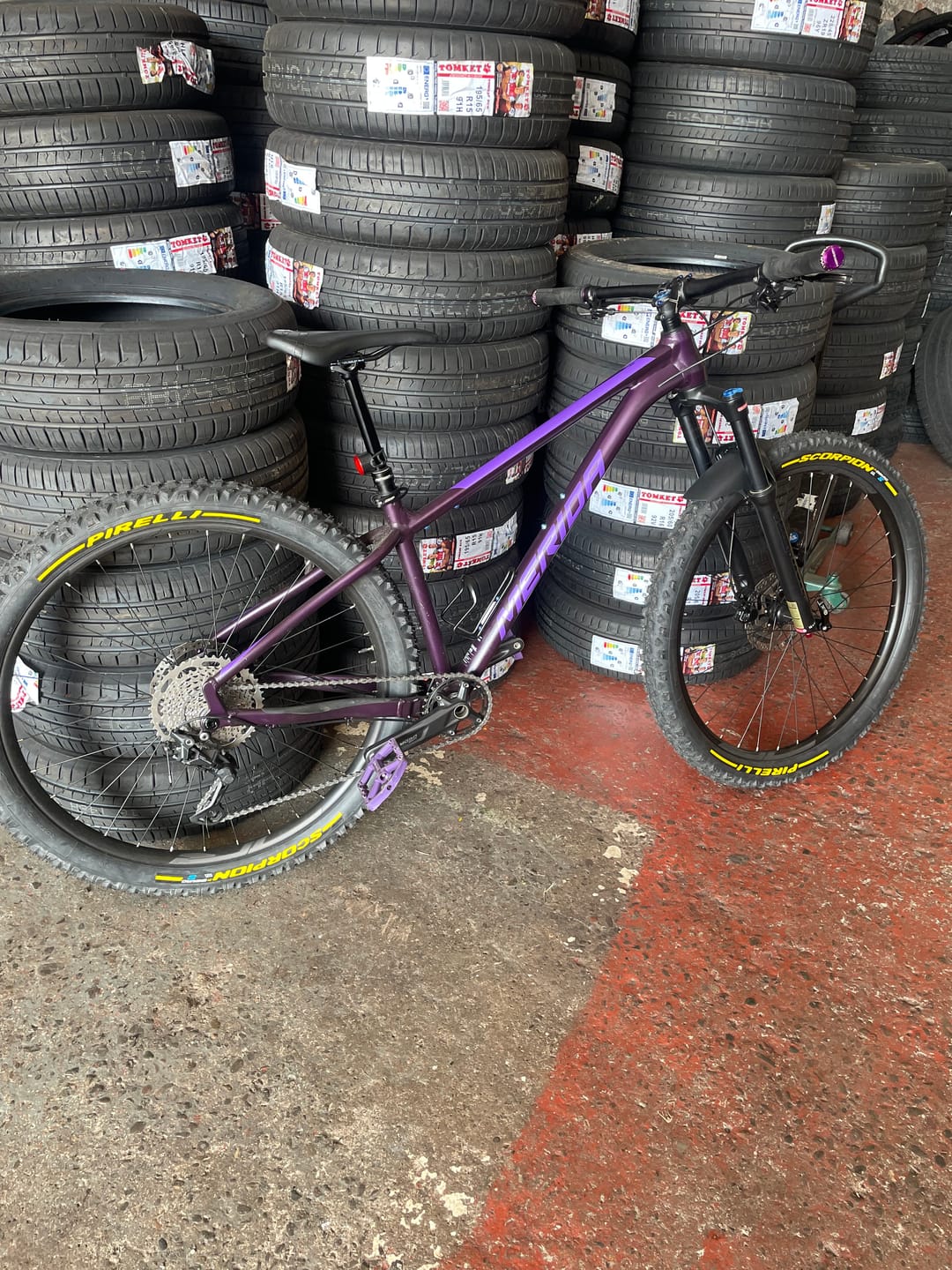 Customer photo review of Pirelli Scorpion MTB Enduro Soft 29" Tyre