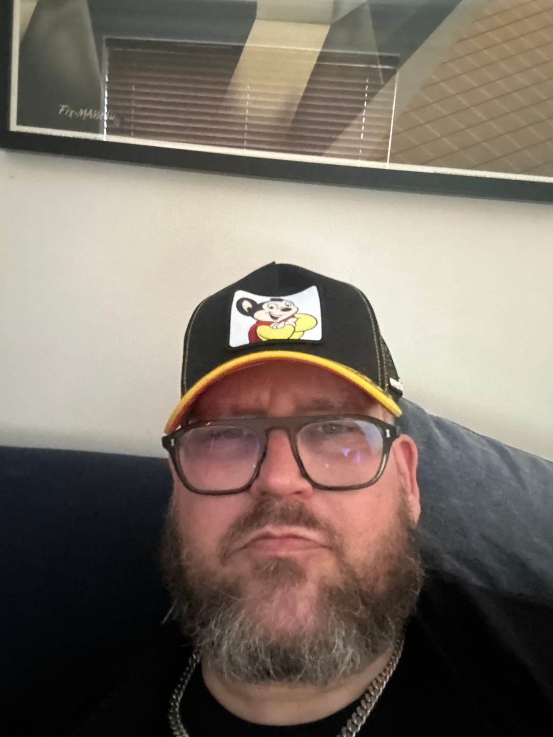 Customer photo review of OVERLORD X Mighty Mouse: Mighty Mouse Trucker Cap