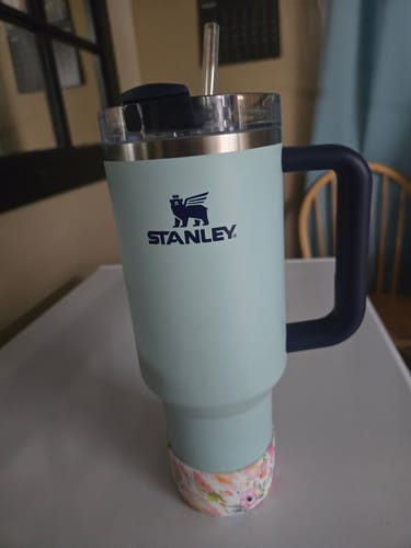 Customer photo review of PINK PEONY Stanley Tumbler Boot -fits 20-40oz