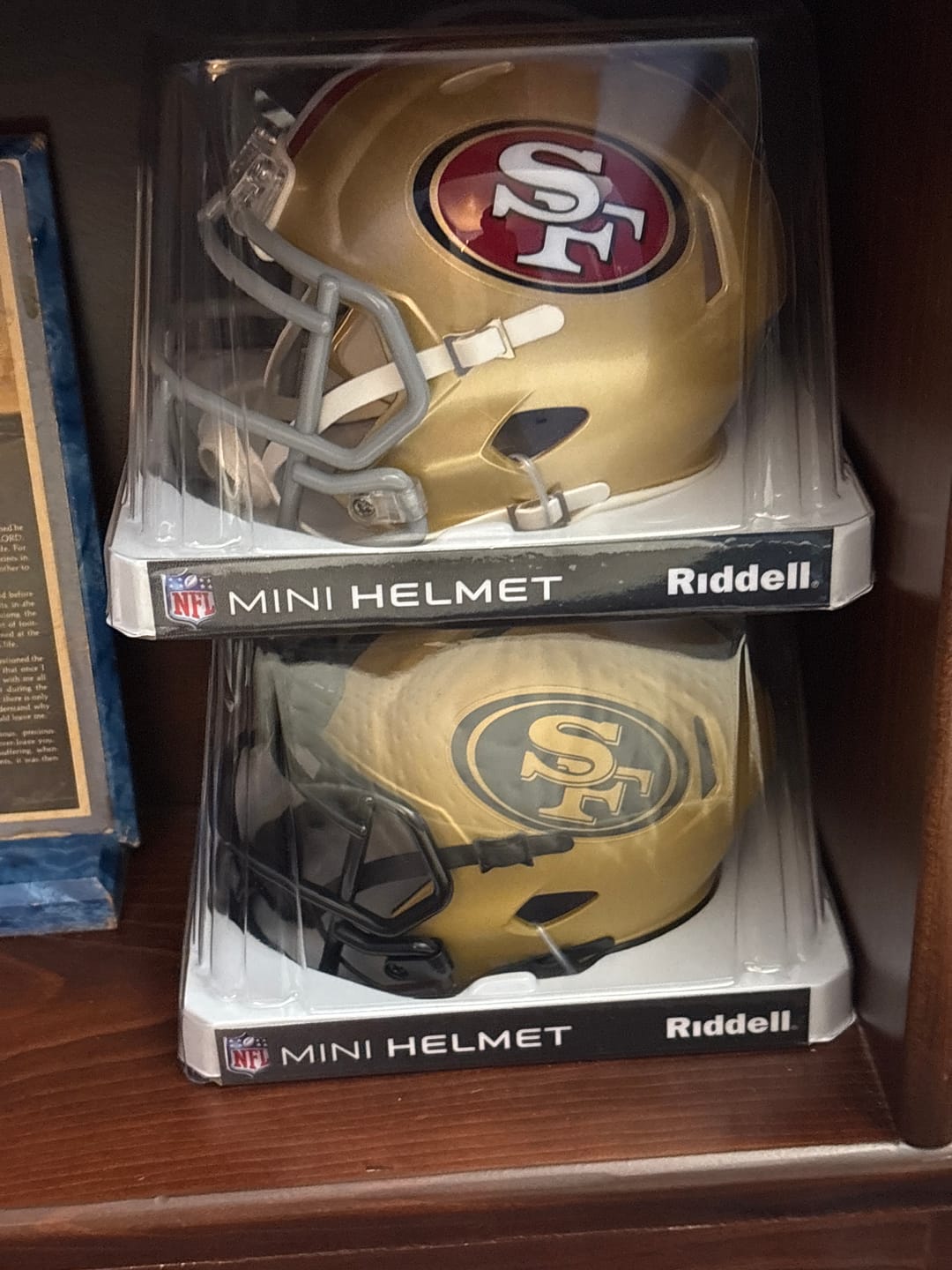 Customer photo review of San Francisco 49ers Riddell Speed Mini Helmet