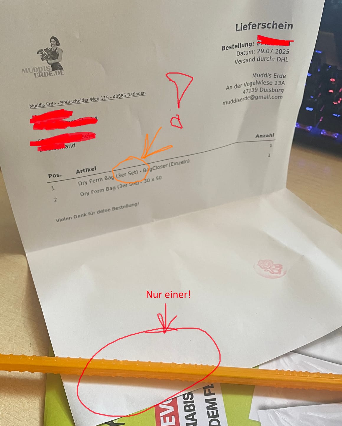 Customer photo review of Dry Ferm Bag (3er Set)