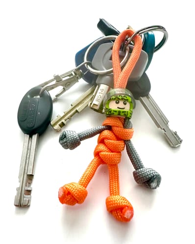 Customer photo review of Limited Edition 2025 Lando Norris Racing Paracord Buddy Keychain
