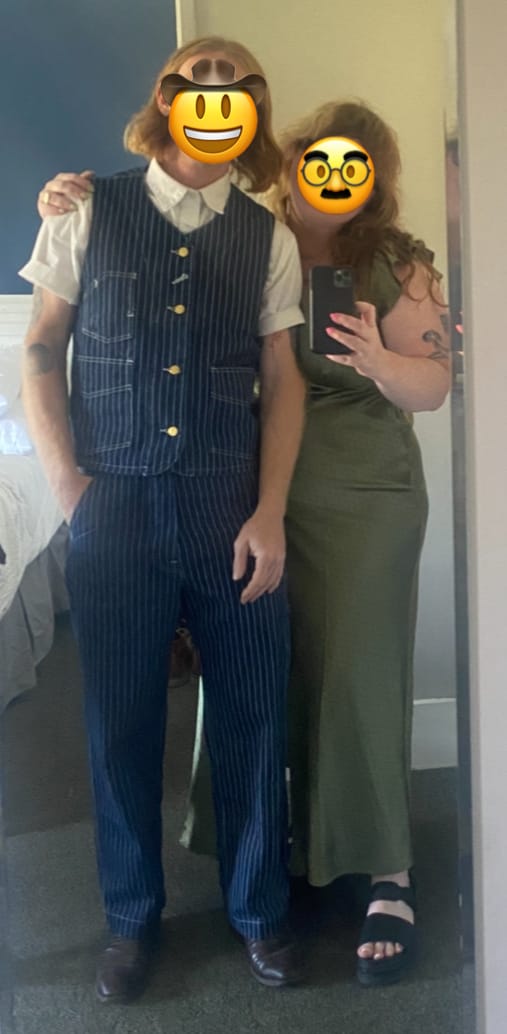 Customer photo review of 1930s Wabash Railway Work Vest