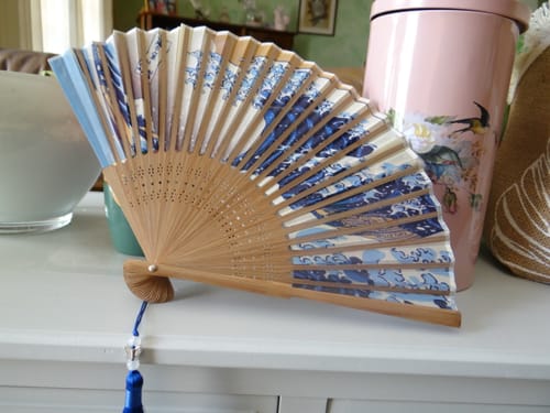 Customer photo review of Éventail Japonais La Grande Vague de Kanagawa