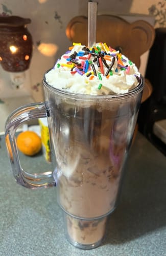 Customer photo review of VALUE DEAL: Collagen Powder - Chocolate