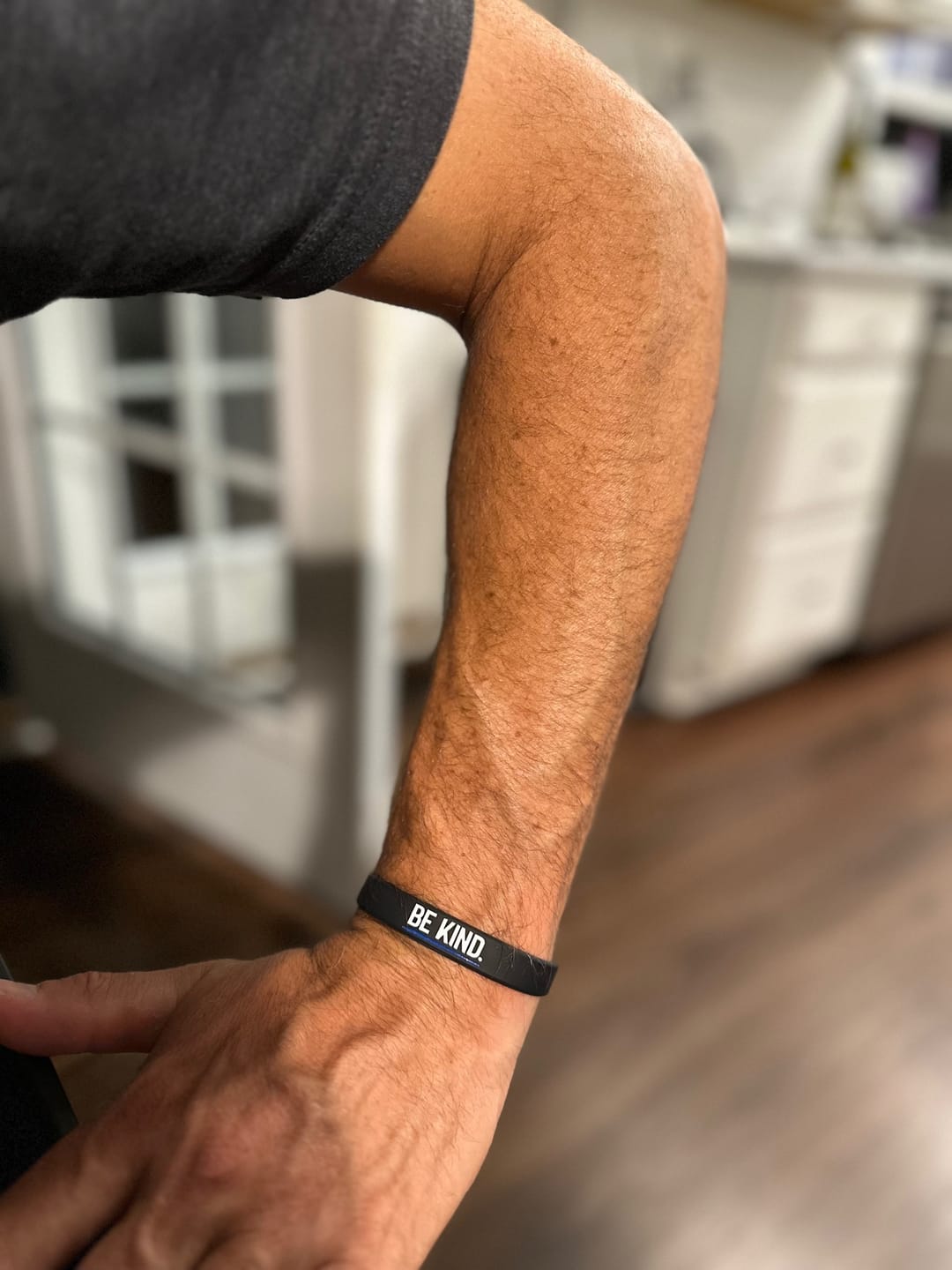 Customer photo review of Be Kind - Silicone Bracelet