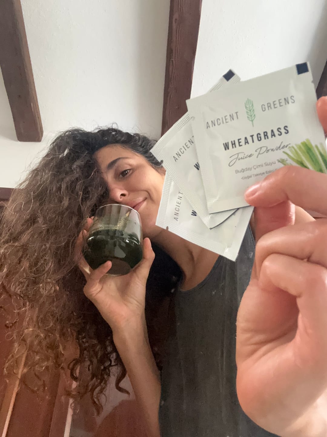 Customer photo review of Buğday Çimi Suyu Tozu