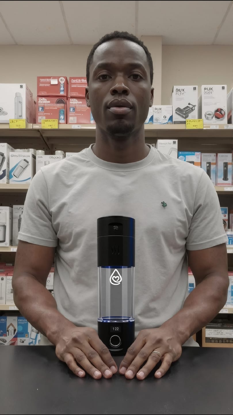 Customer photo review of Dr.Water Hydrator Pro - Hydrogen Water Bottle