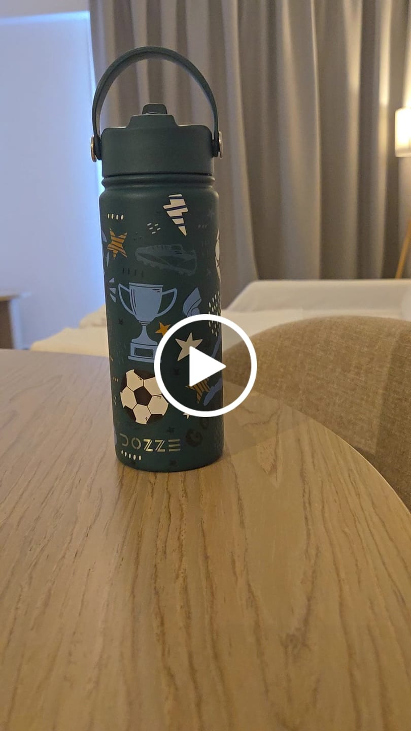 Customer video review of DOZZE Kids Water Bottles | 530ml