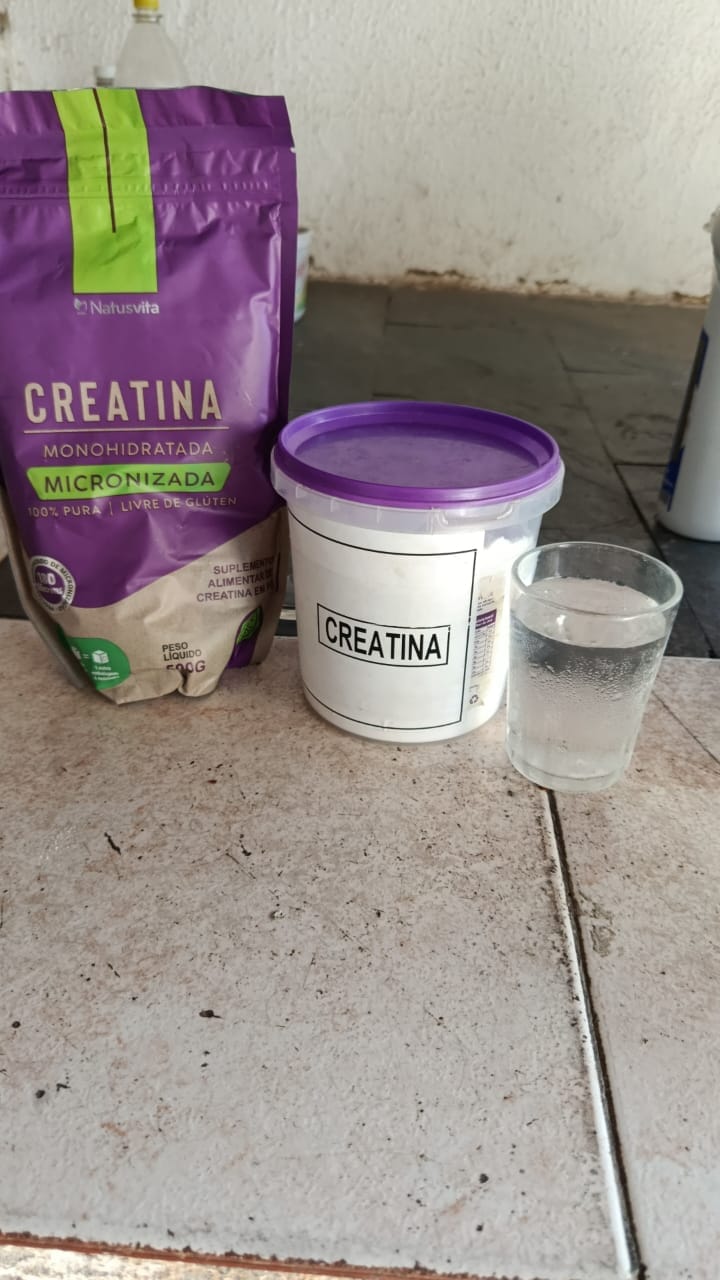 Customer photo review of Creatina 100% Pura (500g). Monohidratada e Micronizada 180 mícrons. Livre de Metais Pesados