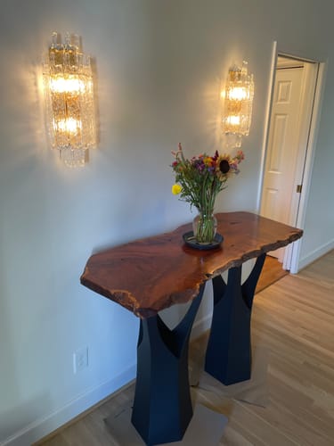 Customer photo review of Counter Table Base 608 Namu 36H Modern Metal Design-36"H / Metal / Black