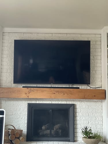 Customer photo review of Rustic Mantels
