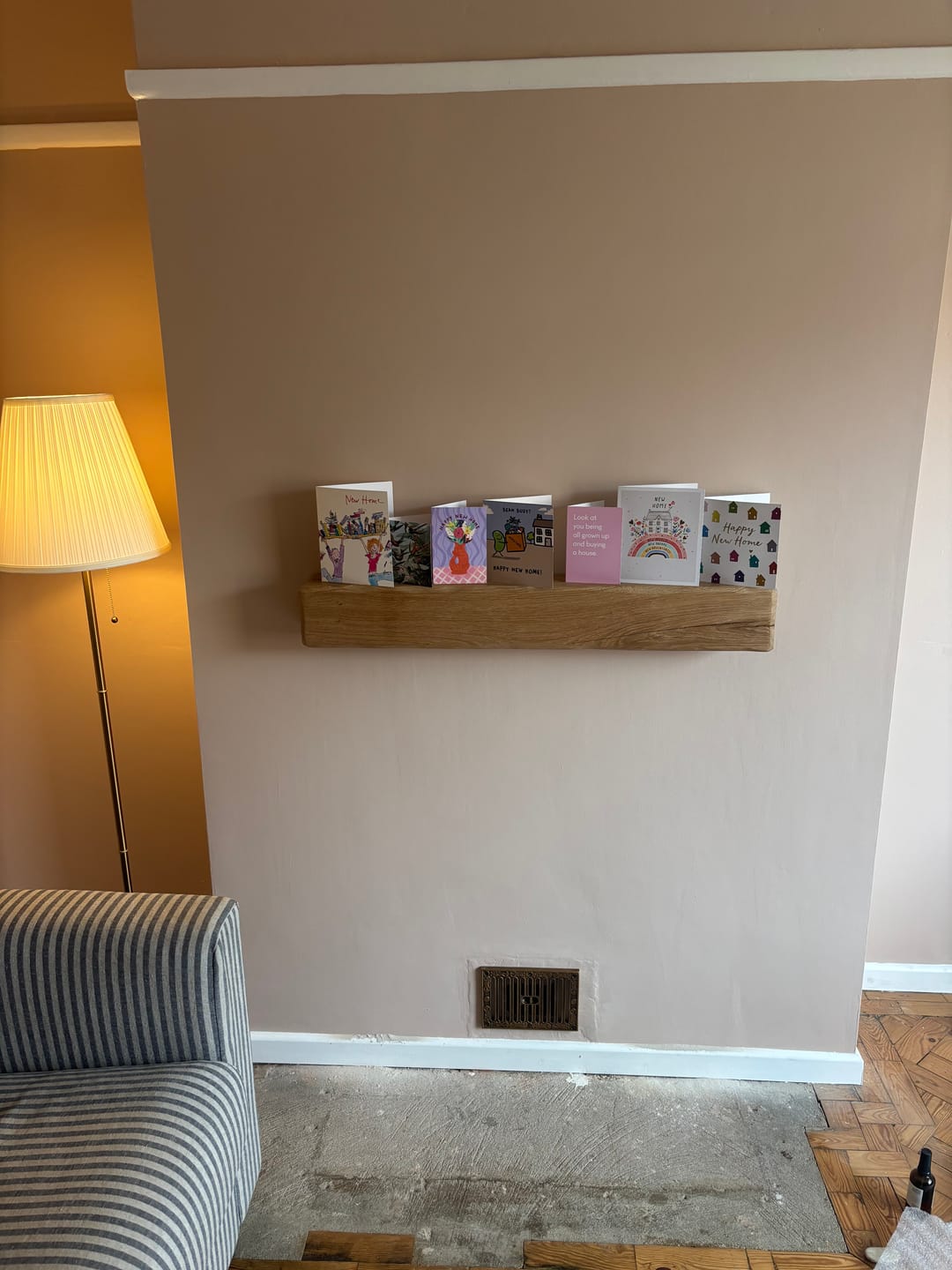 Customer photo review of Brass Kenrick Hit & Miss Air Vent · 9 x 6 Inch ·