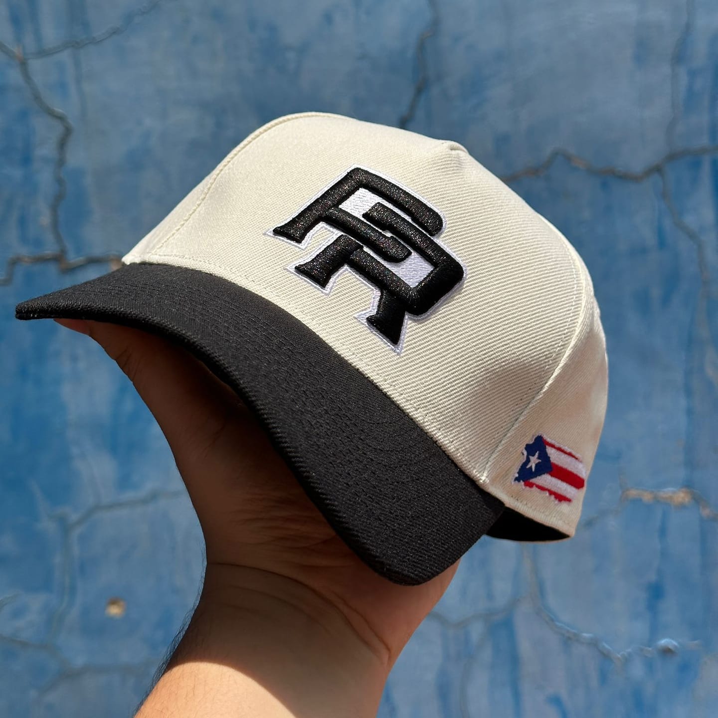 Customer photo review of Puerto Rico Heritage Cream Snapback Cap