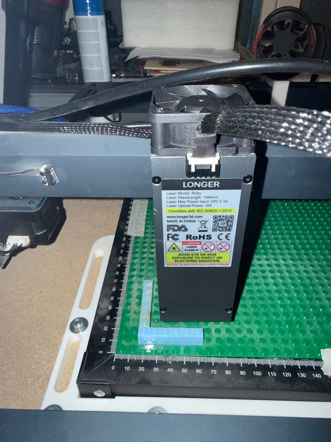 Customer photo review of LONGER Ruby Pulsed Infrared Laser Module for Laser B1 / RAY5 Series