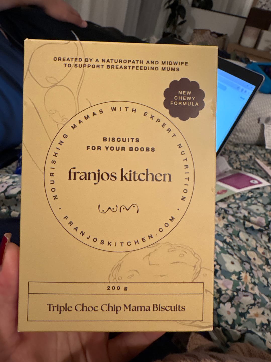 Customer photo review of Triple Chocolate Mama Biscuits