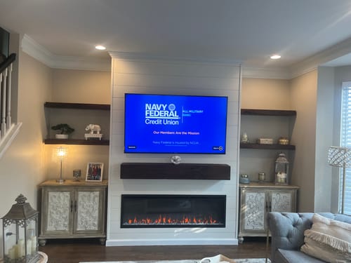 Customer photo review of Distressed Mantels