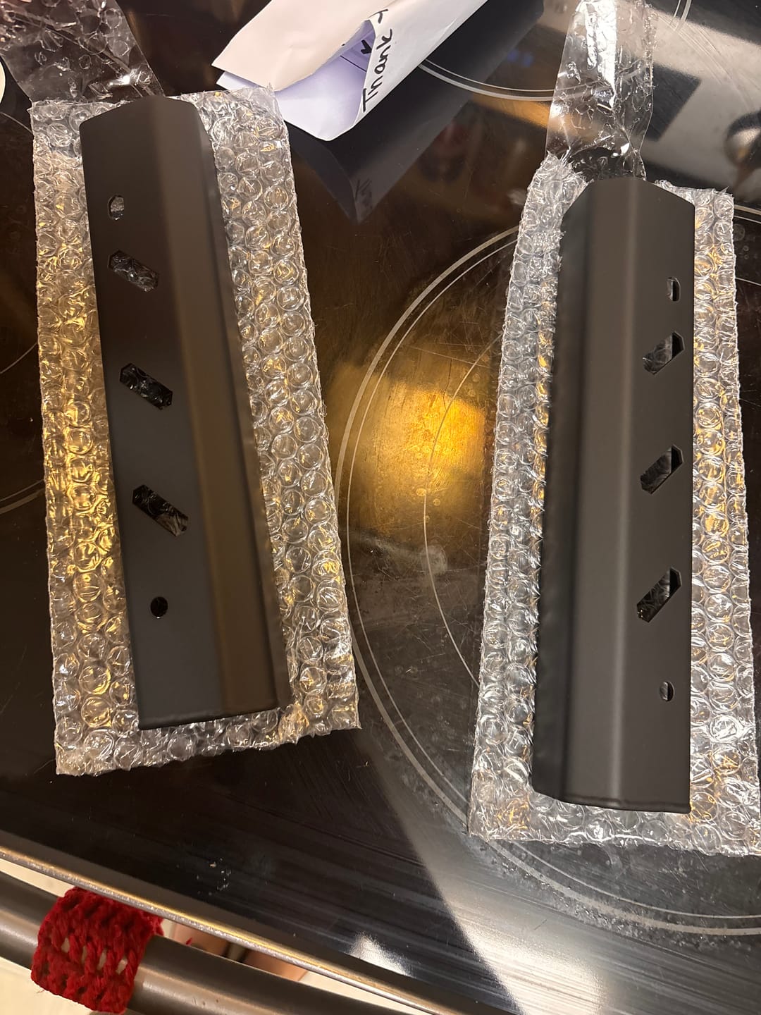 Customer photo review of Triumph Trident 660 Radiator Side Covers