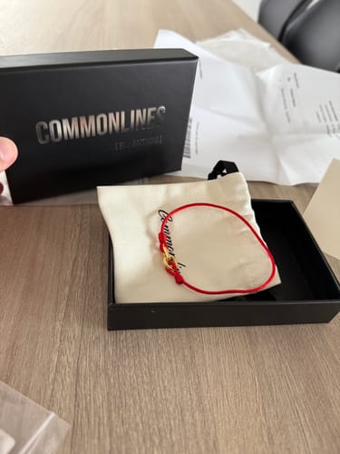 Customer photo review of Element Bracelet Gold - Red