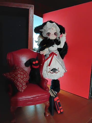 Customer photo review of Nyssa Strange Nightmare Series Black Goat Brett Limited Action Figure【Shipped in Jul./Aug. 2025】