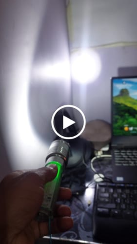 Customer video review of Lot Imported Coba USB Rechargeable Flashlight