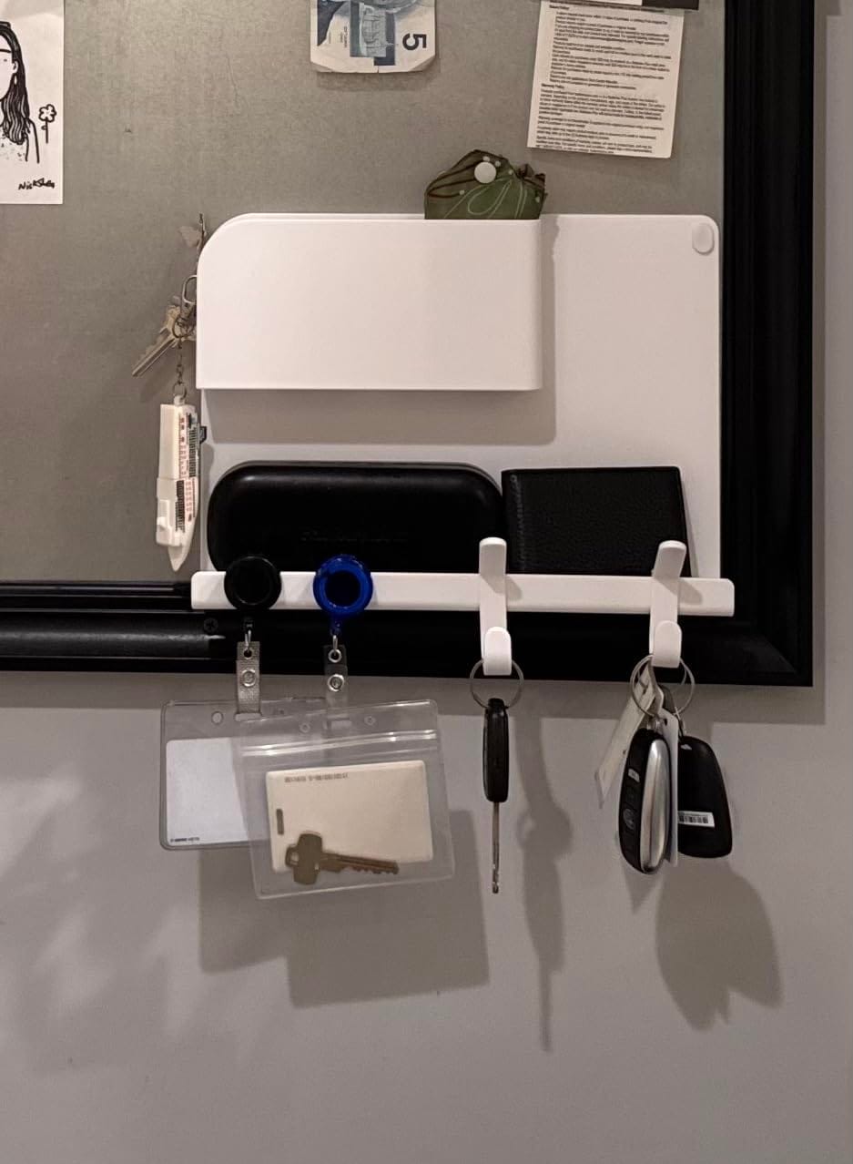 Customer photo review of WallShelfie - Floating Shelf Organizer - Wall Mounted Organizer