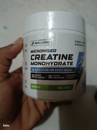 Customer photo review of Wellcore - Pure Micronised Creatine Monohydrate | Kiwi Kick (122g, 33 servings)