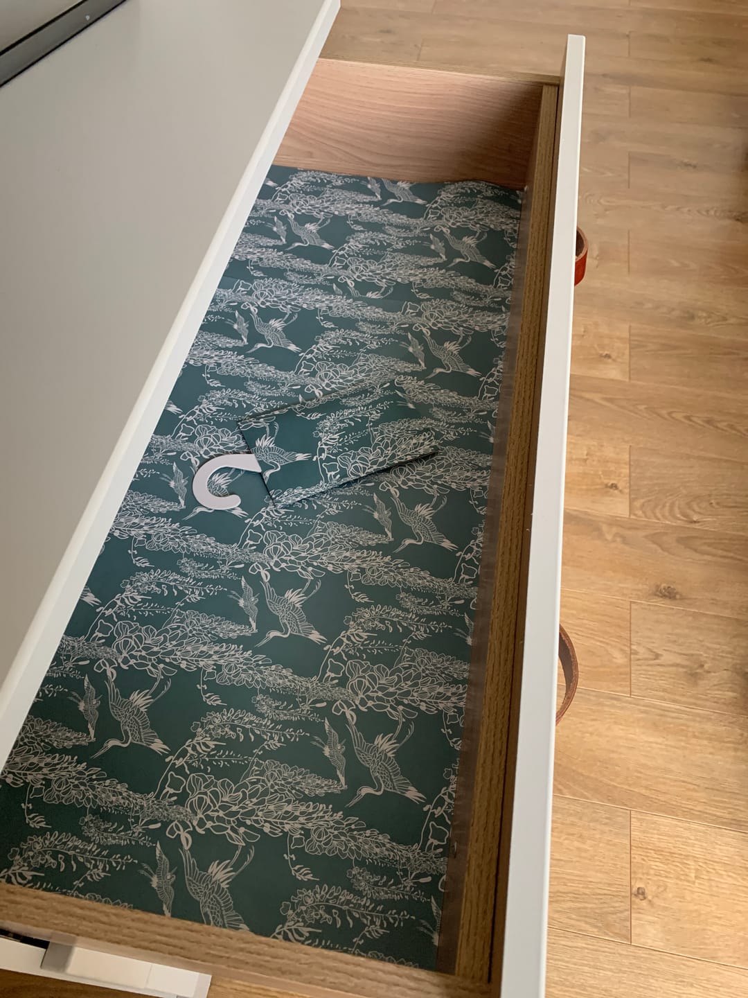 Customer photo review of The Master Herbalist NEROLI & BERGAMOT Scented Wardrobe Freshener in a CLASSICAL HERON Pattern