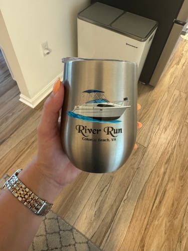 Customer photo review of Custom Digital Boat Artwork