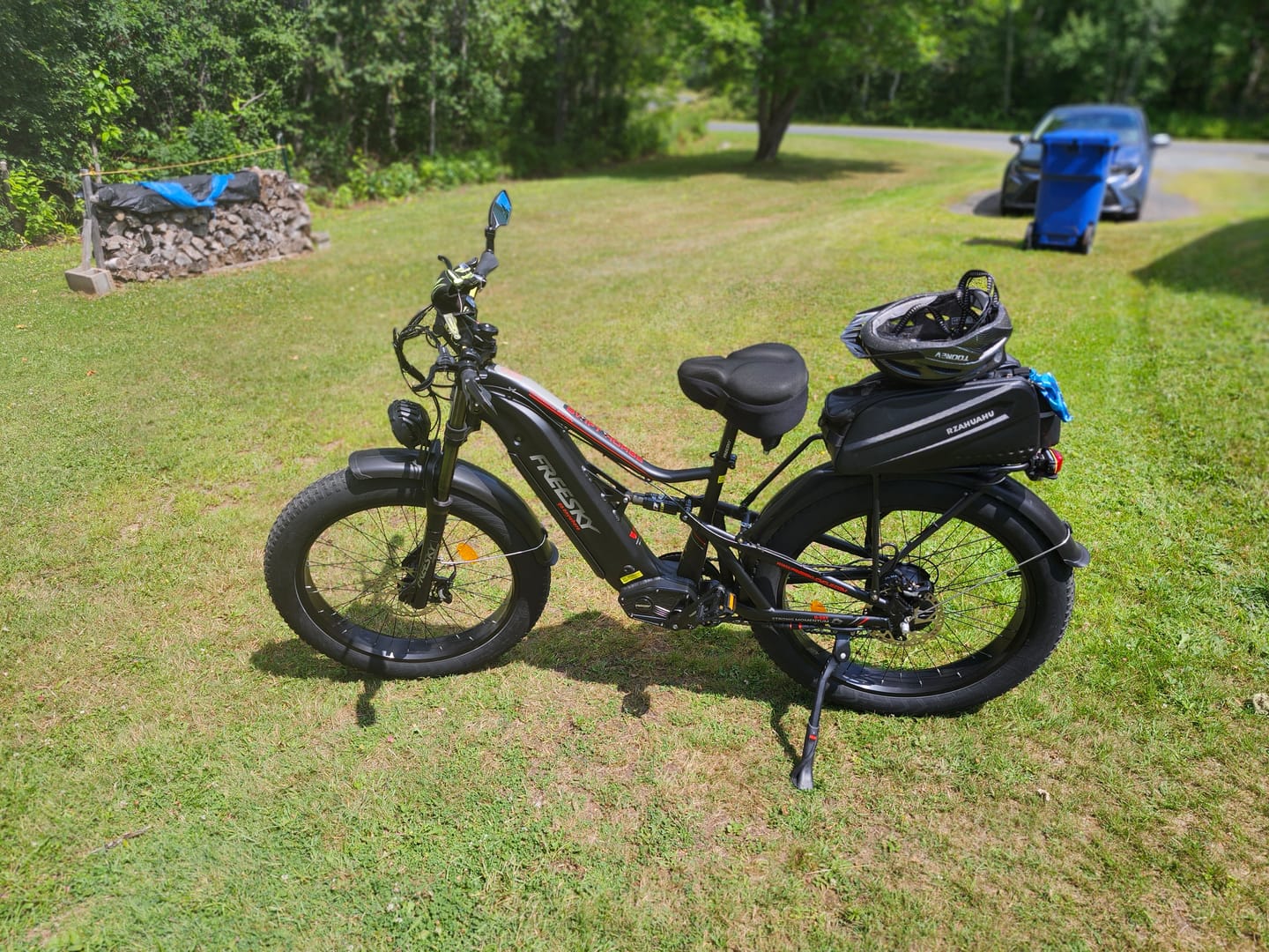 Customer photo review of Oversized Comfortable Saddle
