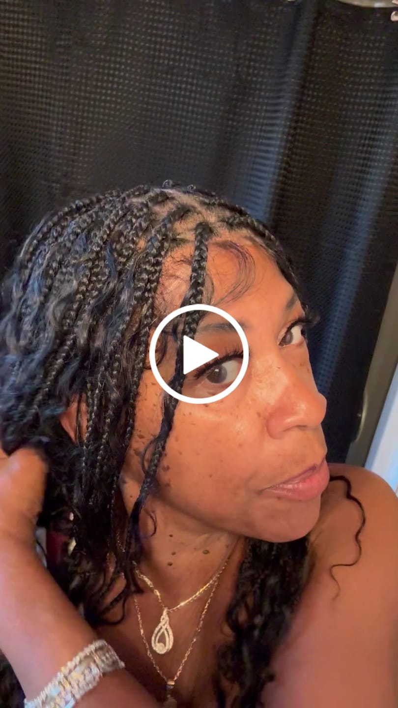 Customer video review of Coco - Glueless Human Hair Braided Wig Pre Cut HD Full Elastic Lace Free Part Ready-To-Go (Lace Not Hand Tied)