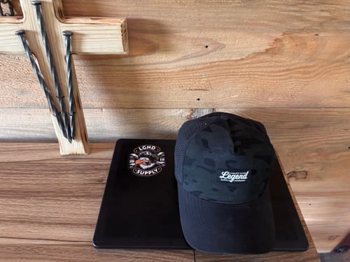 Customer photo review of Limited Black Camo Hydro-Snapback