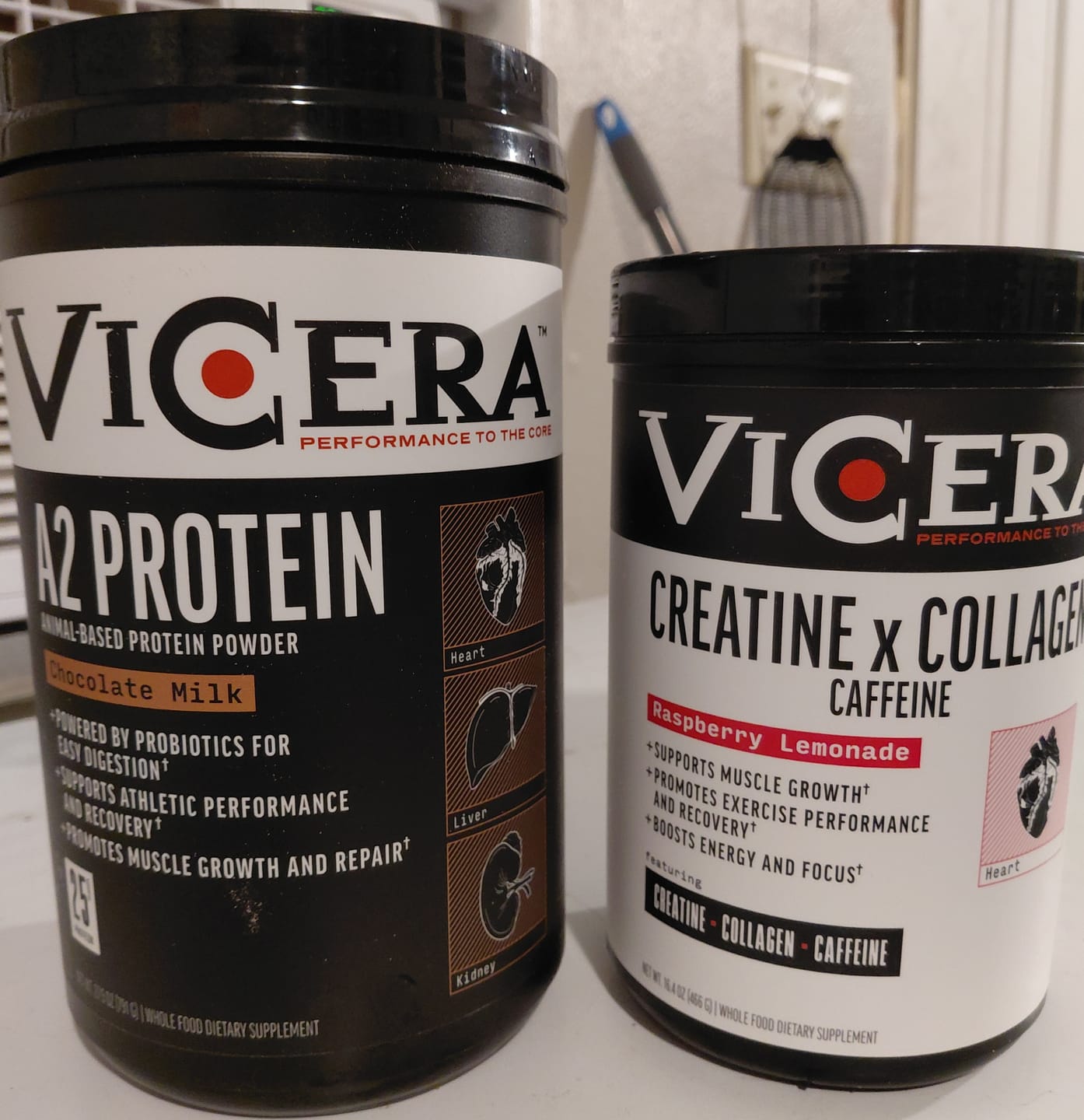 Customer photo review of CREATINE X COLLAGEN X CAFFEINE | RASPBERRY LEMONADE