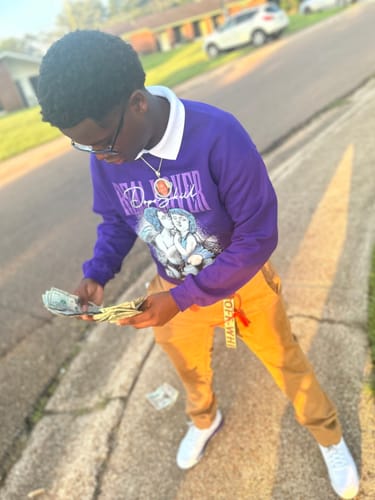 Customer photo review of Grape 5s DopeSkill Sweatshirt Real Lover Graphic