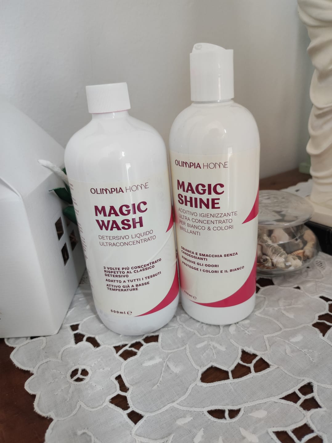 Customer photo review of Magic Shine - Additivo Igienizzante Ultra Concentrato per Bianco & Colori Brillanti Ml.400