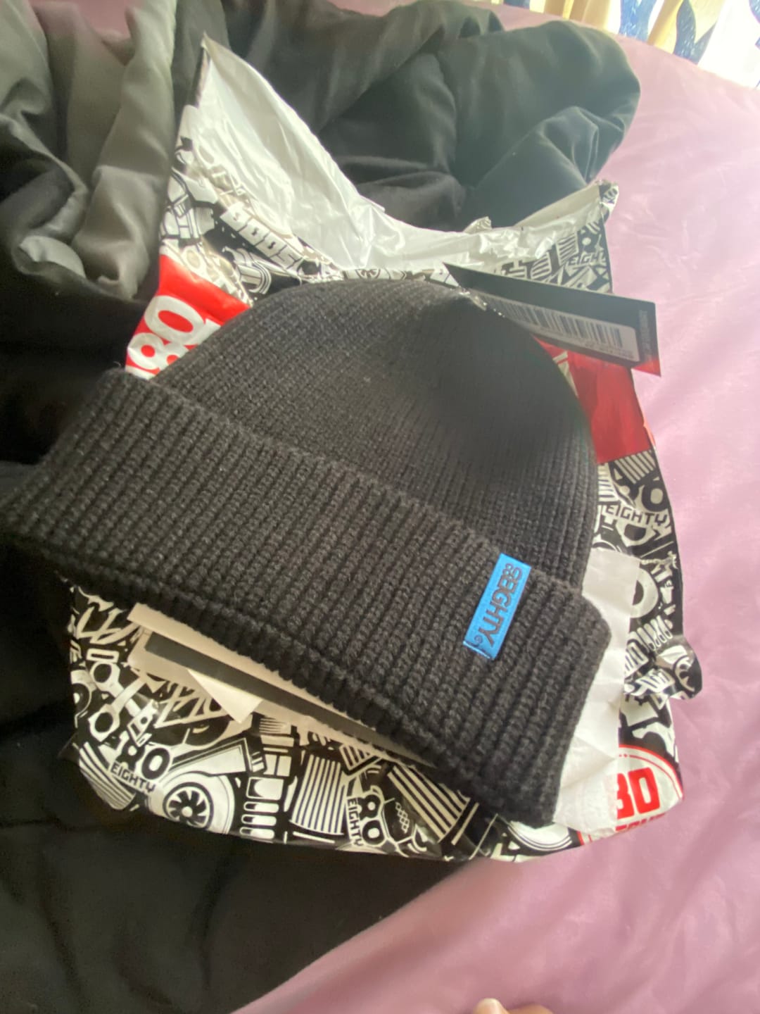 Customer photo review of 80eighty® Onyx Beanie