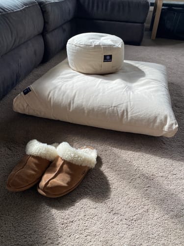 Customer photo review of Purity - Meditation comfort bundle