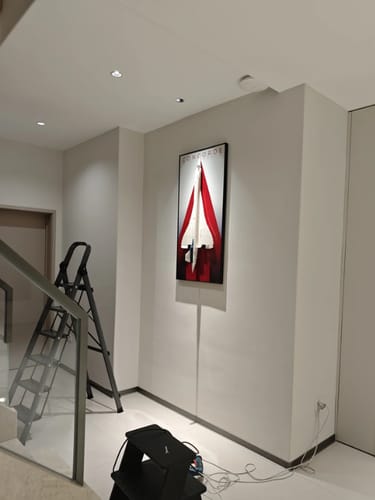 Customer photo review of Wall Display Frames for LEGO® ICONS Concorde 10318
