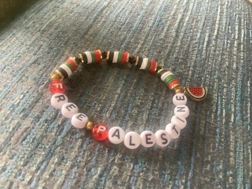 Customer photo review of Palestine Freedom Bracelet