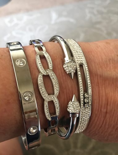Customer photo review of Monique Bracelet Stack