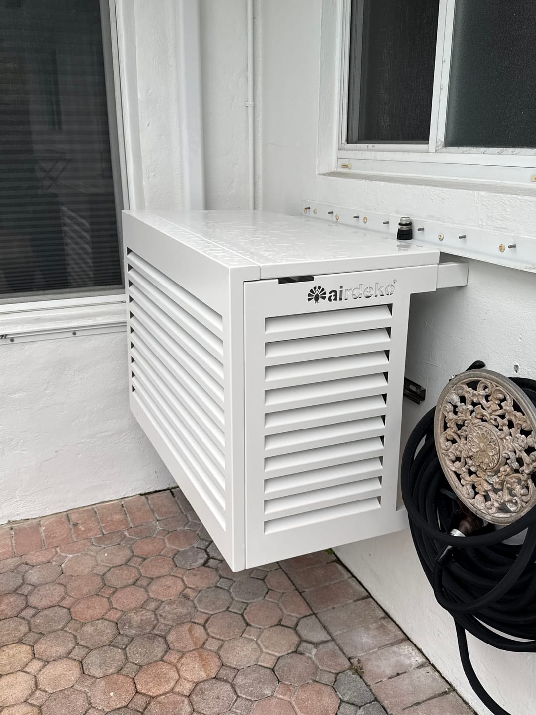 Customer photo review of Mini-Split AC Cover - White