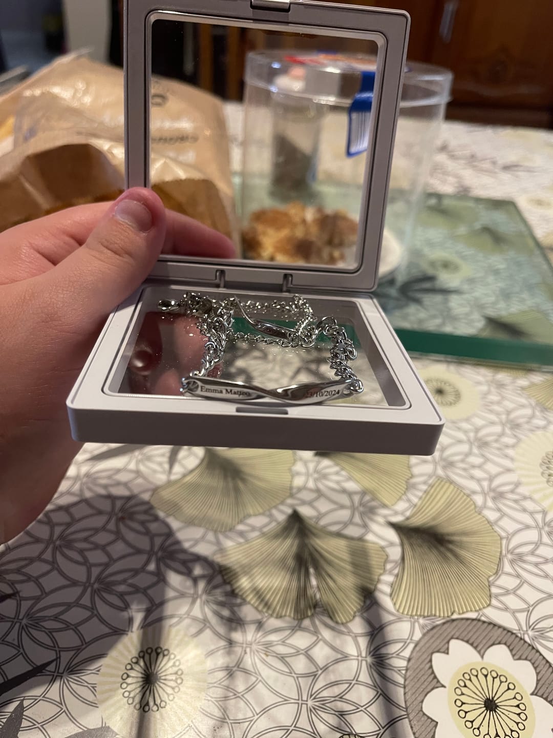 Customer photo review of Bracelet Assorti Couple (Personnalisé)