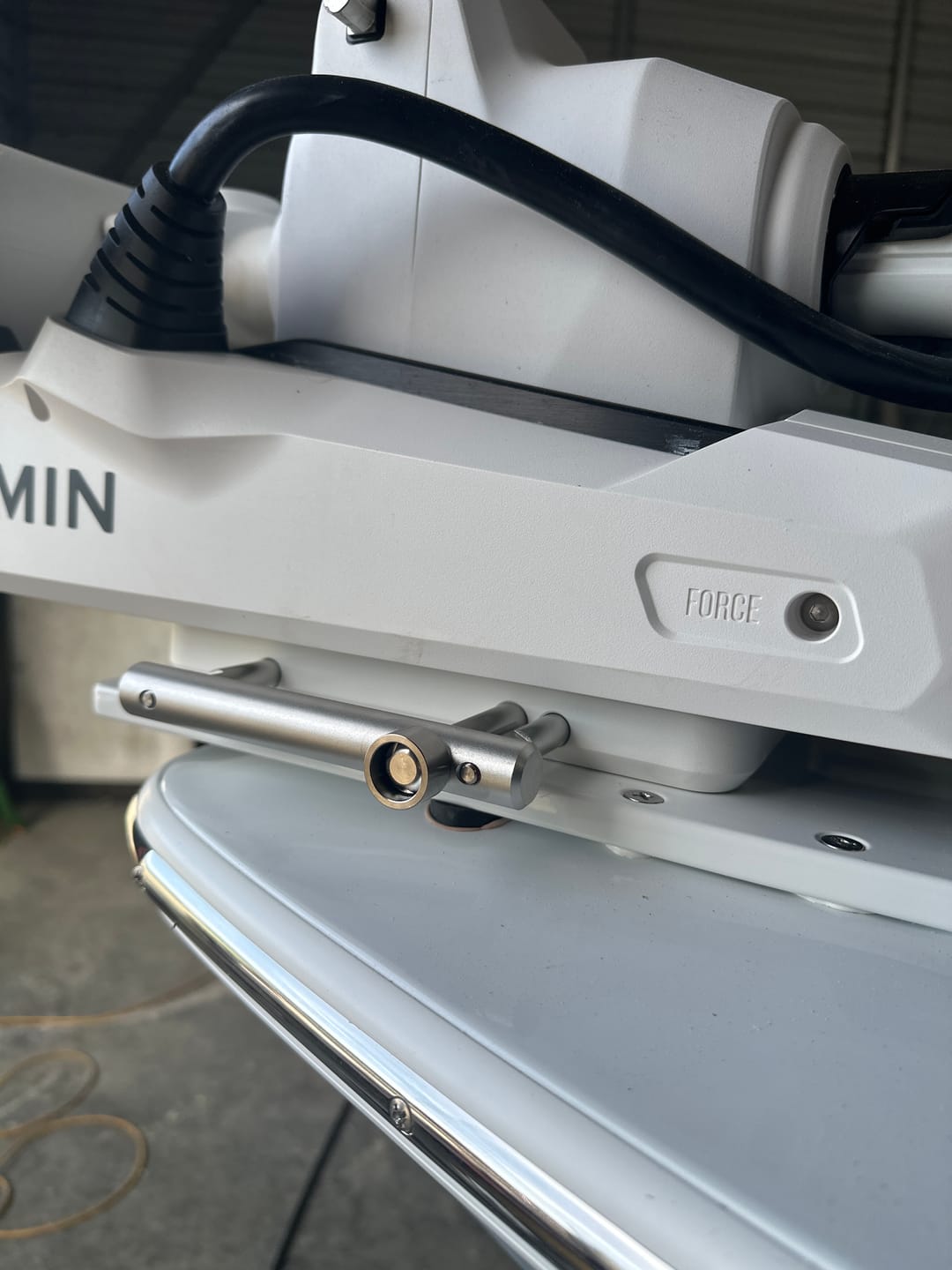 Customer photo review of Sea Secure Trolling Motor Lock