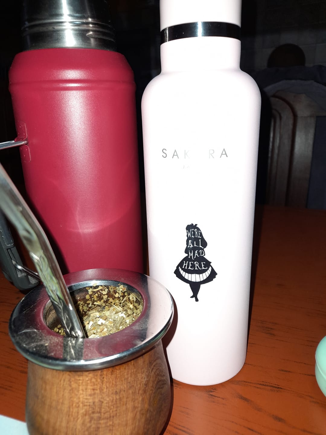 Customer photo review of Botella Térmica Sakura Acero Inoxidable 750 Ml Baby Pink