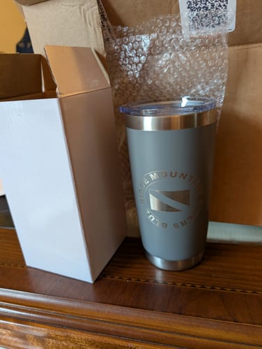 Customer photo review of (6 Pieces) Custom Laser Engraved - 20oz Tumblers