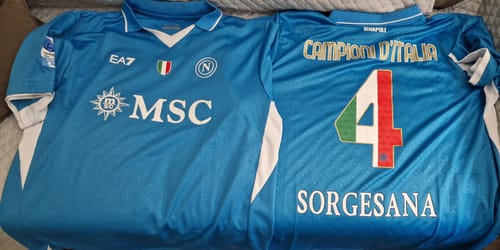 Customer photo review of MAGLIA NAPOLI HOME SPECIAL CAMPIONI D'ITALIA 2024/25